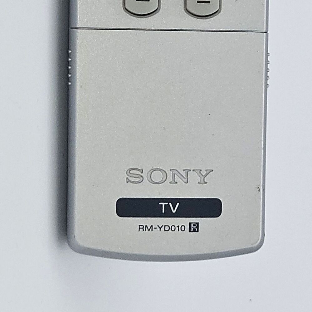 Sony RM-YD010 Remote Control TV Replacement Genuine Silver Tested - Picture 3 of 8
